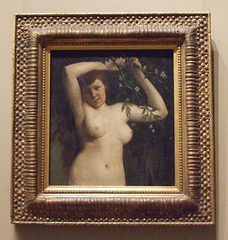 Nude with Flowering Branch by Courbet in the Metropolitan Museum of Art, May 2011
