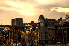 Dusk on the Quayside. Newcastle