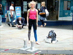 gymnastics in the street