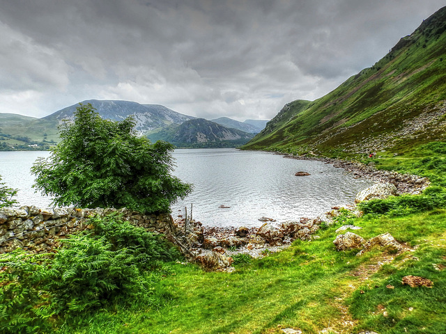 Cloudy day by Ennerdale Water, Cumbria