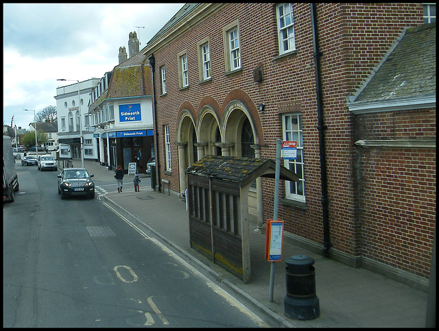 Sidmouth bus shelter