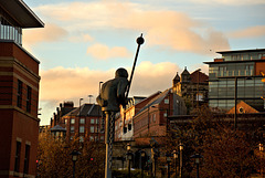 Dusk on the Quayside. Newcastle