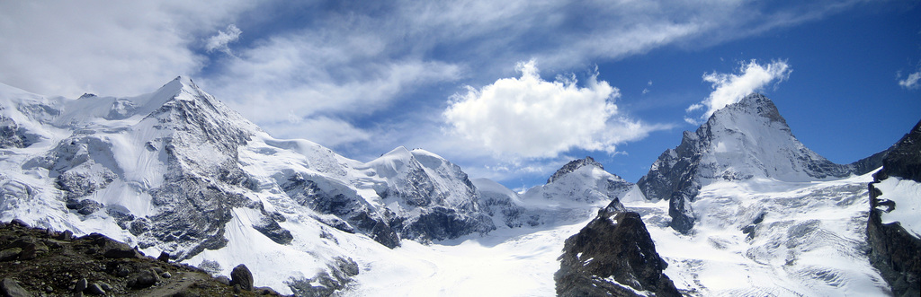 View from Cabane du Grand Mountet