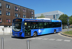 Whippet Coaches WG109 (BT66 MVK) on the West Cambridge site of the University of Cambridge - 16 Jun 2021 (P1080646)