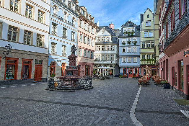 Hühnermarkt in der Neuen Altstadt Frankfurt