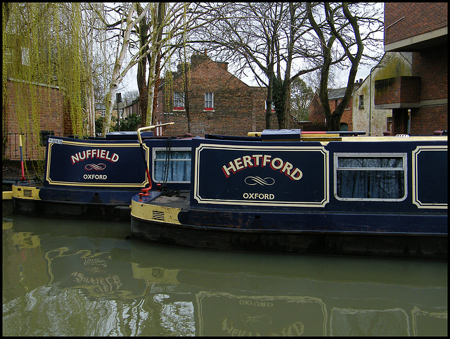 College boats at Mount Place