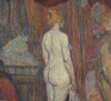 Detail of Woman Before a Mirror by Toulouse-Lautrec in the Metropolitan Museum of Art, May 2011
