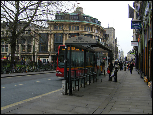 old Oxford bus shelter