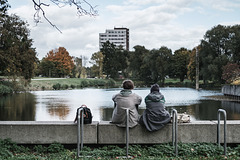 At the pond