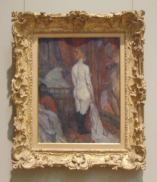 Woman Before a Mirror by Toulouse-Lautrec in the Metropolitan Museum of Art, May 2011