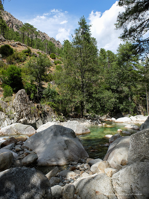 Restonica, camping de Tuani