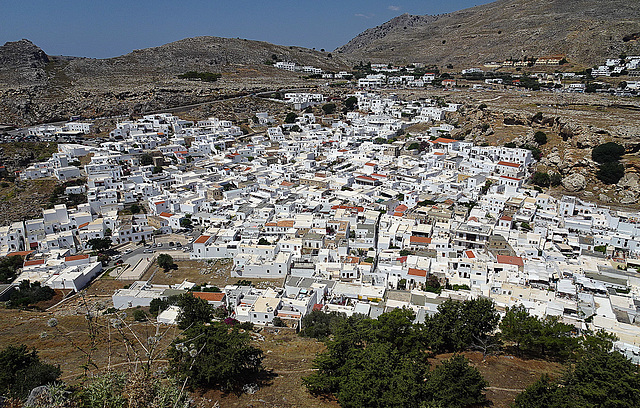 Lindos auf der Insel Rhodos