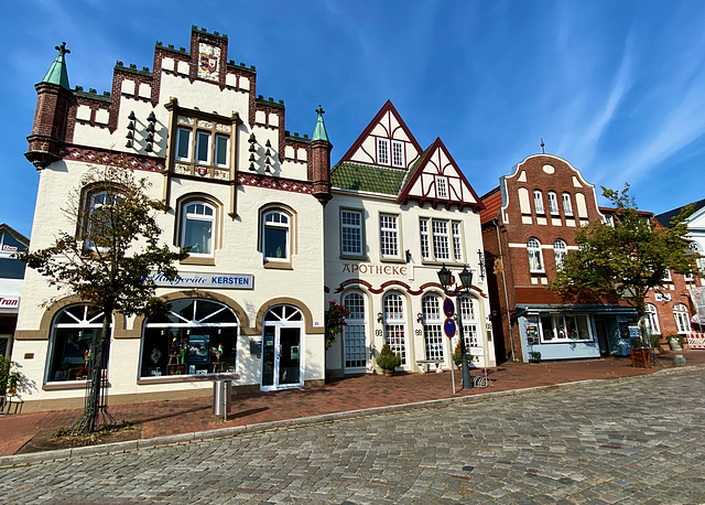 Häuser am Marktplatz von Tönning