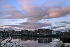 River Leven at Sunset