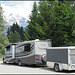 Our motorhome with trailer.