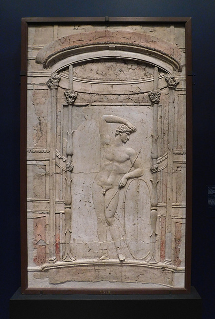 Stucco Relief of an Athlete from the Villa San Marco in Stabiae at ISAW, May 2022