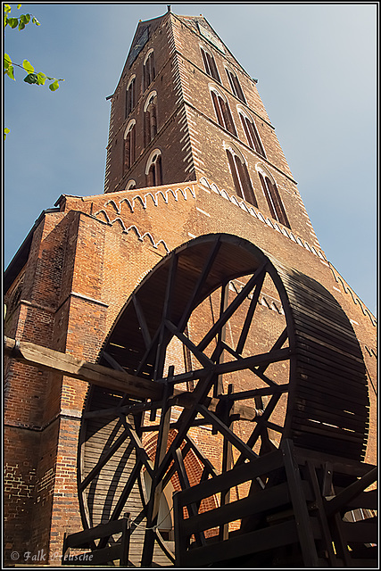 Tretrad und Marienkirche