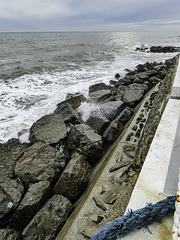 Sea wall and defence at Ventnor