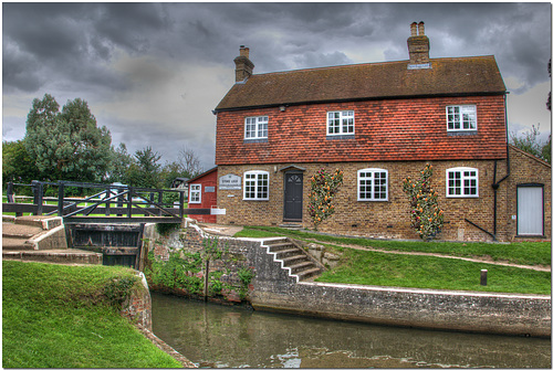 Stoke Lock, River Wey Navigation