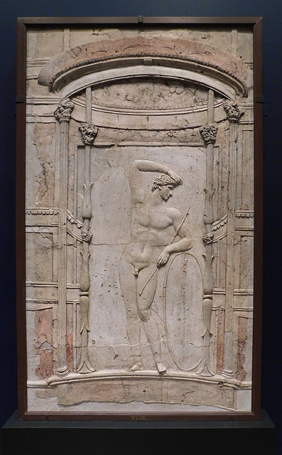 Stucco Relief of an Athlete from the Villa San Marco in Stabiae at ISAW, May 2022
