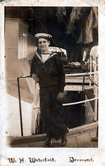 Young Sailor, HMS Powerful, Devonport, c1914