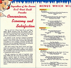 O & C Frozen Food Pamphlet (2), c1935