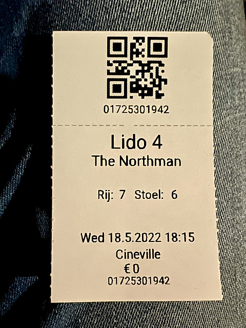 Ticket for The Northman