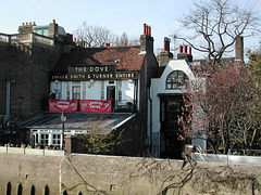 Dove Inn, Hammersmith, from Dove Pier