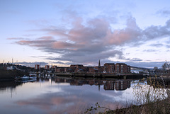 River Leven at Sunset