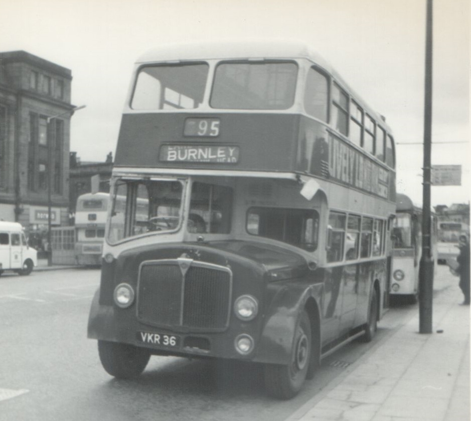 Calderdale JOC 363 (VKR 36) in Rochdale - Apr 1972