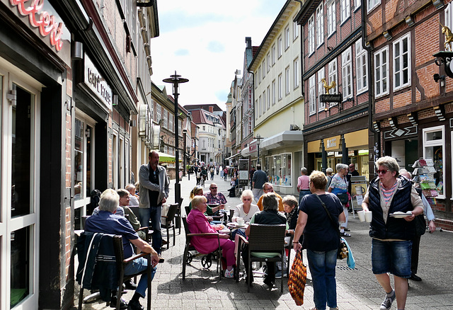 Fußgängerzone in Stade