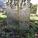 lyminge church, kent,   (13), tomb, gravestone, c18 tombstone of william rigden +1763