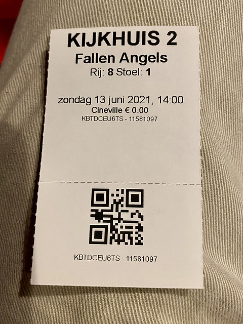 Ticket for Fallen Angels