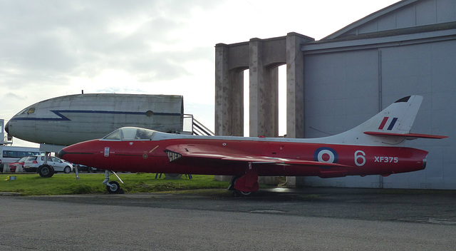 Hunter XF375 at Old Sarum - 7 February 2017