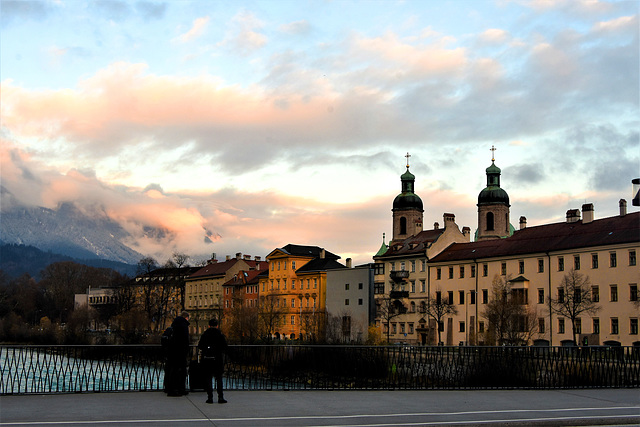 Innsbruck, Fence on the bridge.