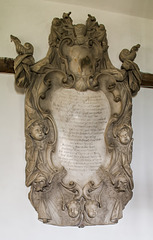 Monument to James Fleet, St Peter's, Tewin