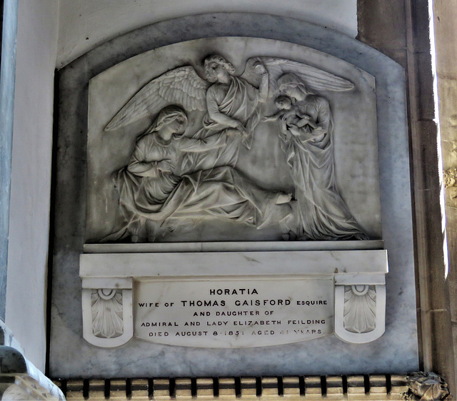 lacock church, wilts (65) c19 tomb of horatia gaisford +1851
