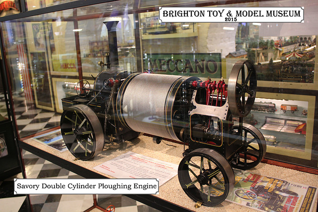 Ploughing engine model Brighton Toy Museum 31 3 2015