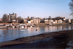 Looking from Barnes to Hammersmith