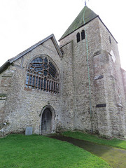 mersham church, kent, c13 tower, c14 west front