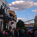 Hammersmith Bridge and the Blue Anchor