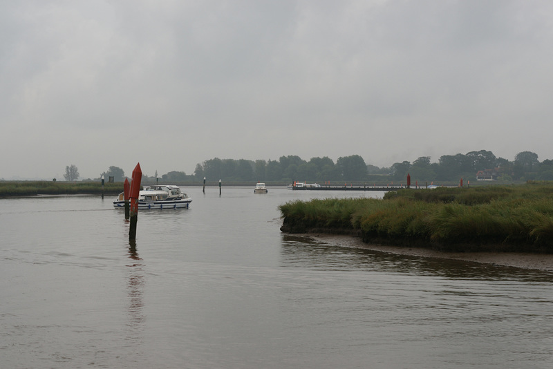 Crossing Breydon Water In The Gloom