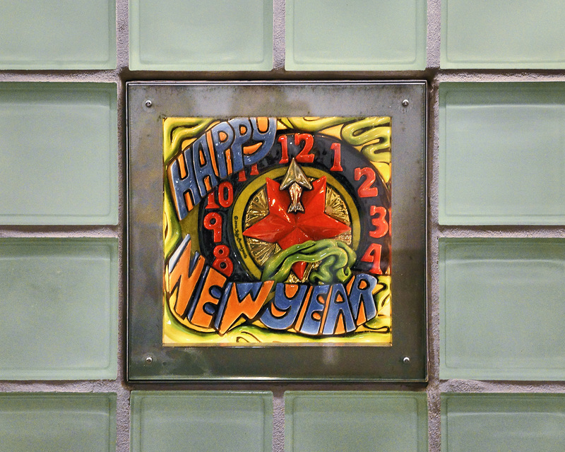 Happy New Year! – Transfer Corridor, Times Square Subway Station, New York, New York