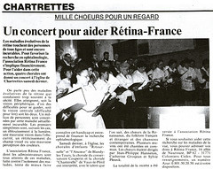 Mille Choeurs à Chartrettes le 21 mars 1998