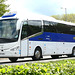 Prospect Coaches (Megabus contractor) PR71 MEG on the A11 at Barton Mills - 7 May 2022 (P1110458)