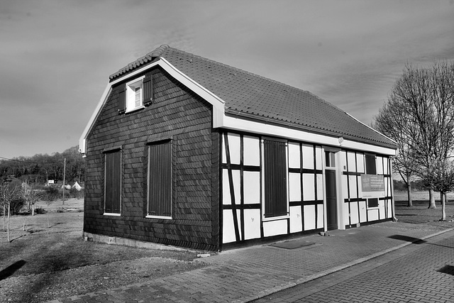 Schleuse Herbede, Wärterhaus aus dem Jahr 1835 (Witten-Heven) / 28.01.2017