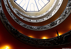 Escalier de Bramante Musée du Vatican (Rome) Italie