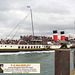 Waverley coming alongside Ryde Pier Head 13 9 2023