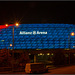 Allianz Arena in Blau und Rot
