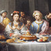 Detail of The Marriage Feast at Cana by Murillo in the Metropolitan Museum of Art, July 2023